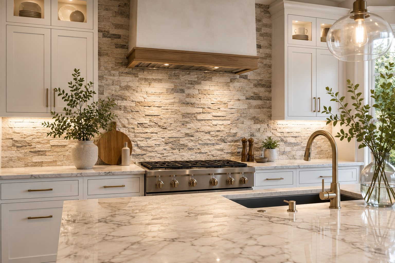 Stone Backsplash