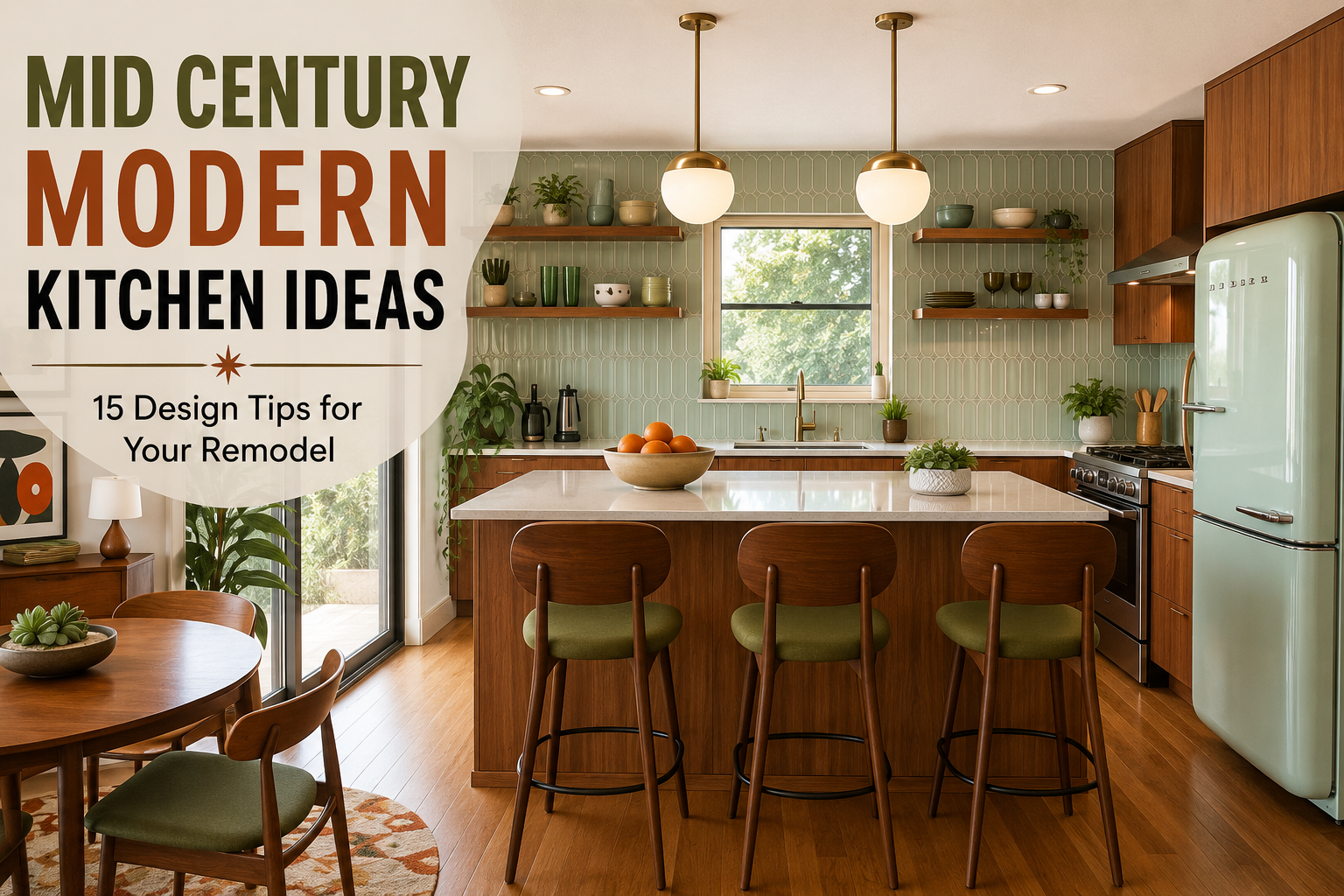 Mid Century Modern Kitchen Ideas: 15 Design Tips for Your Remodel