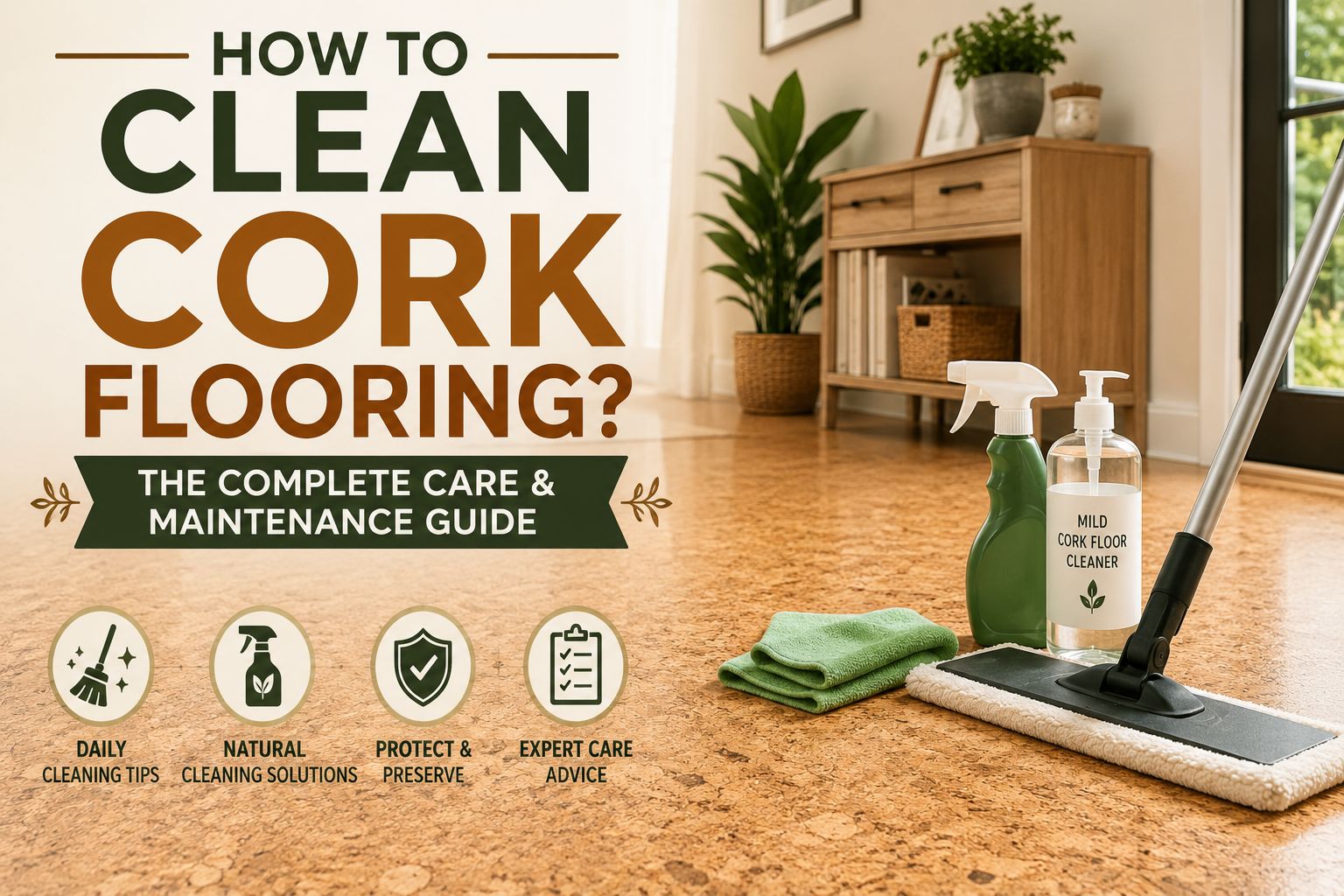 How to Clean Cork Flooring