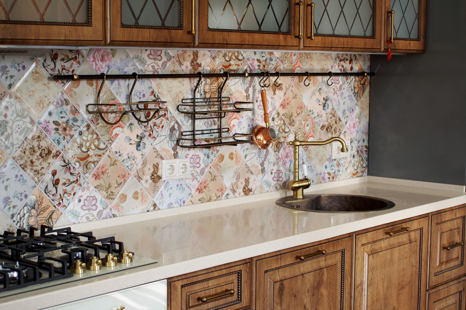 domestic kitchen and sink
