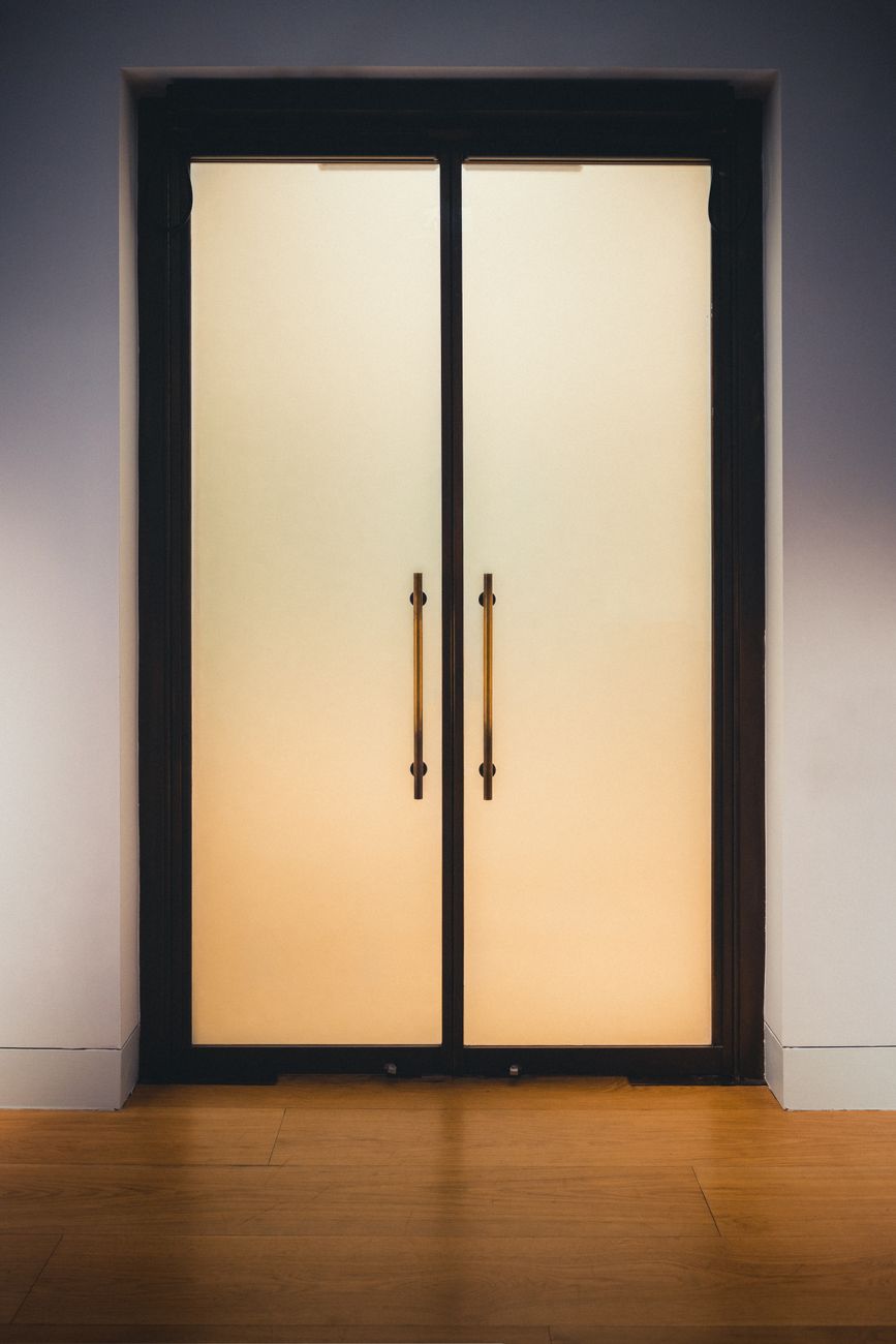 Frosted Glass Doors