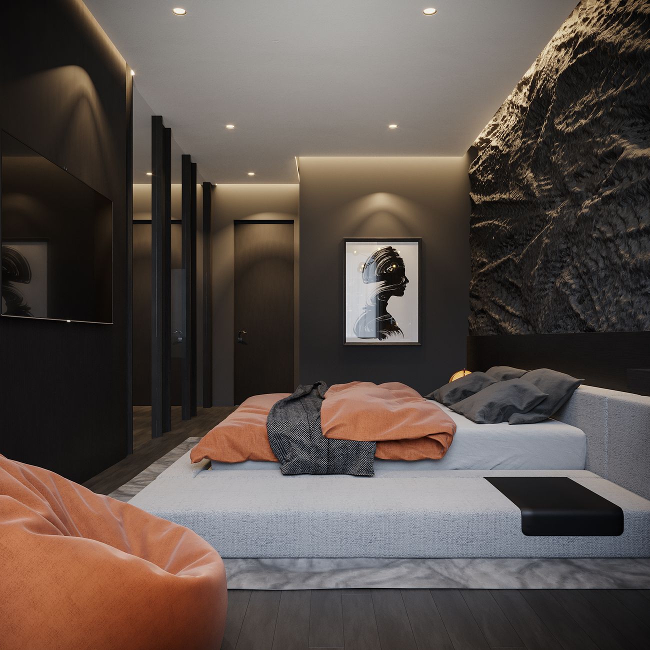 Masculine Bedroom Design Ideas