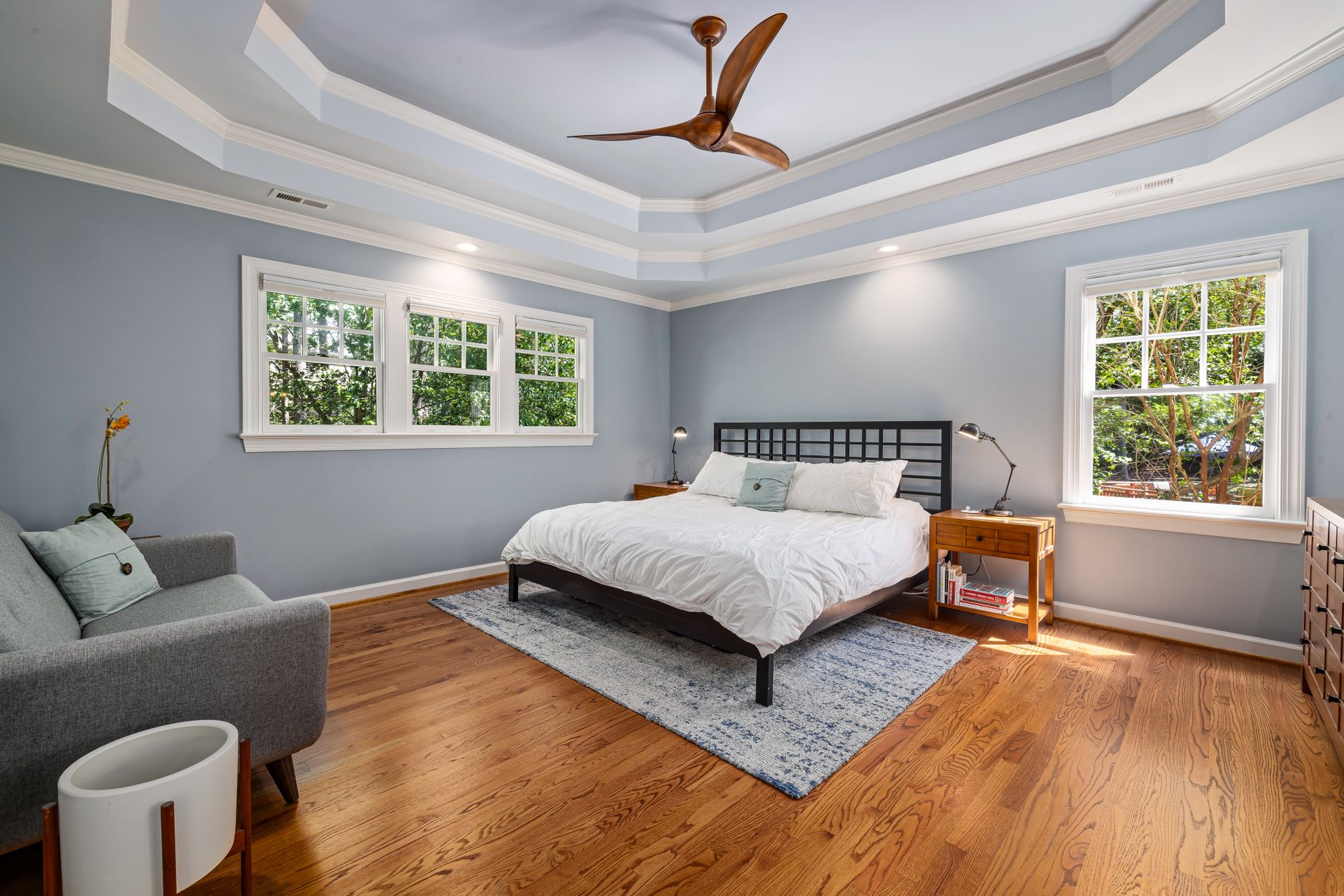interior of a modern bedroom