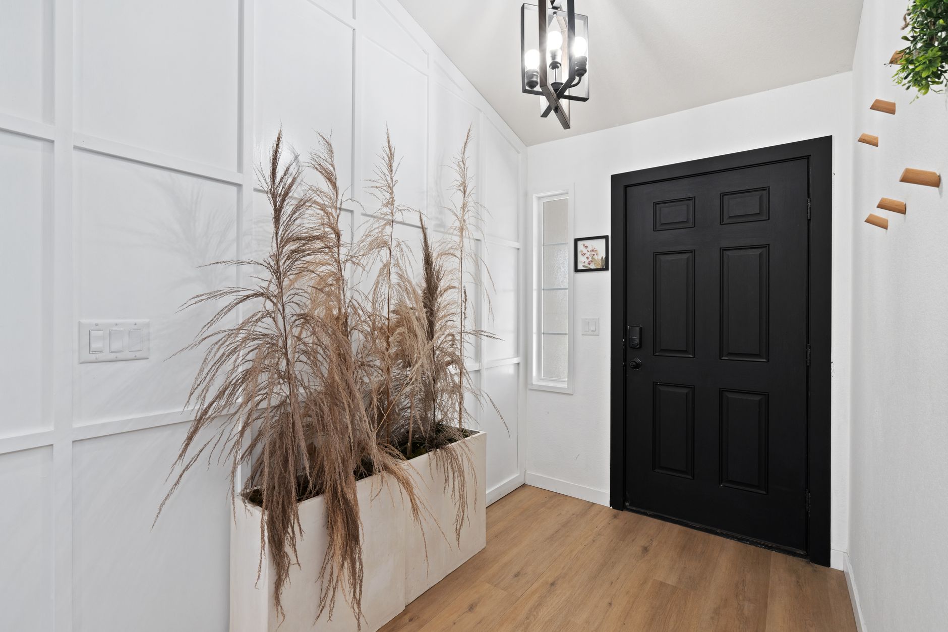 modern apartment hallway