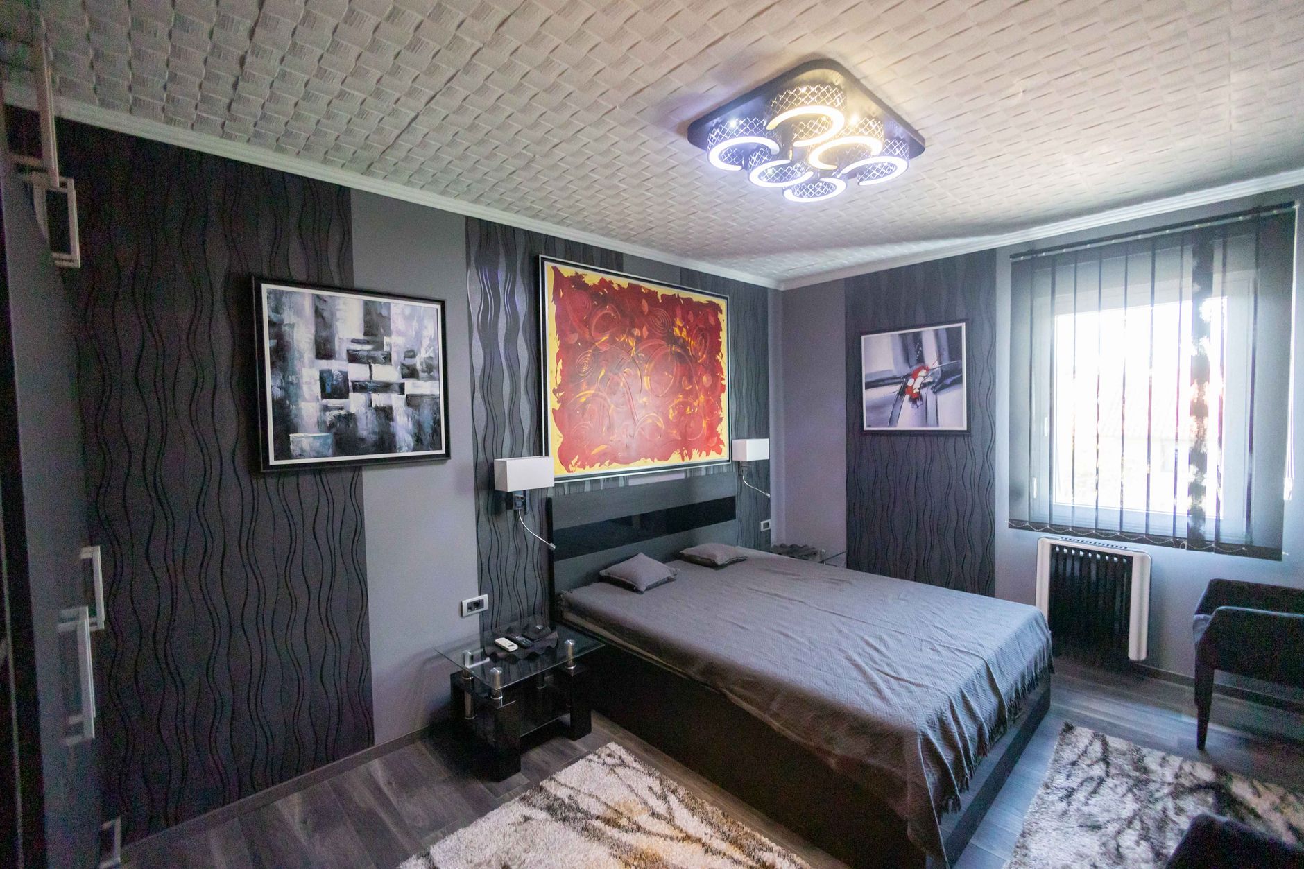 modern bedroom interior with Masculine Bedroom Design Ideas