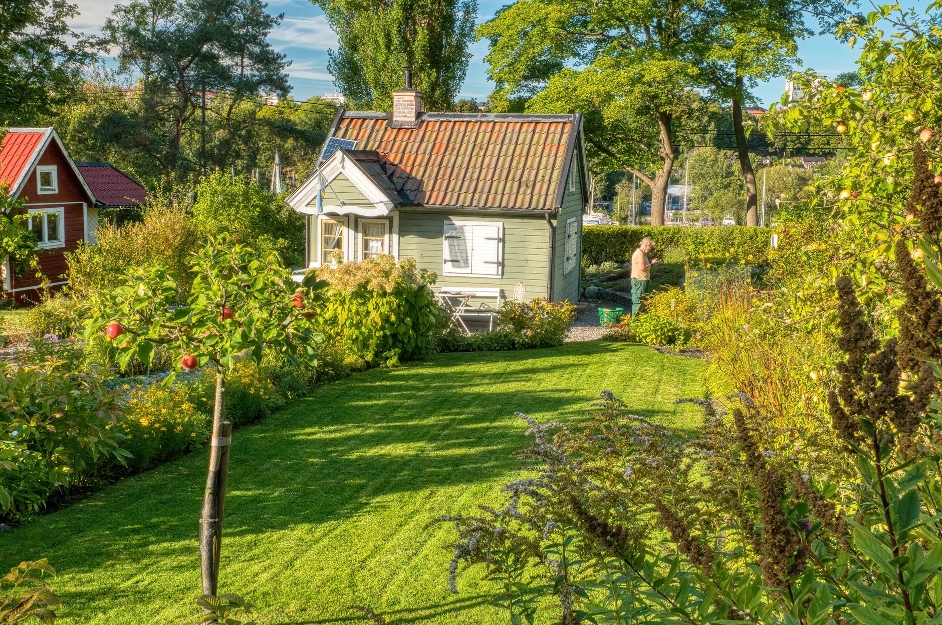 charming garden cottage in stockholm summer