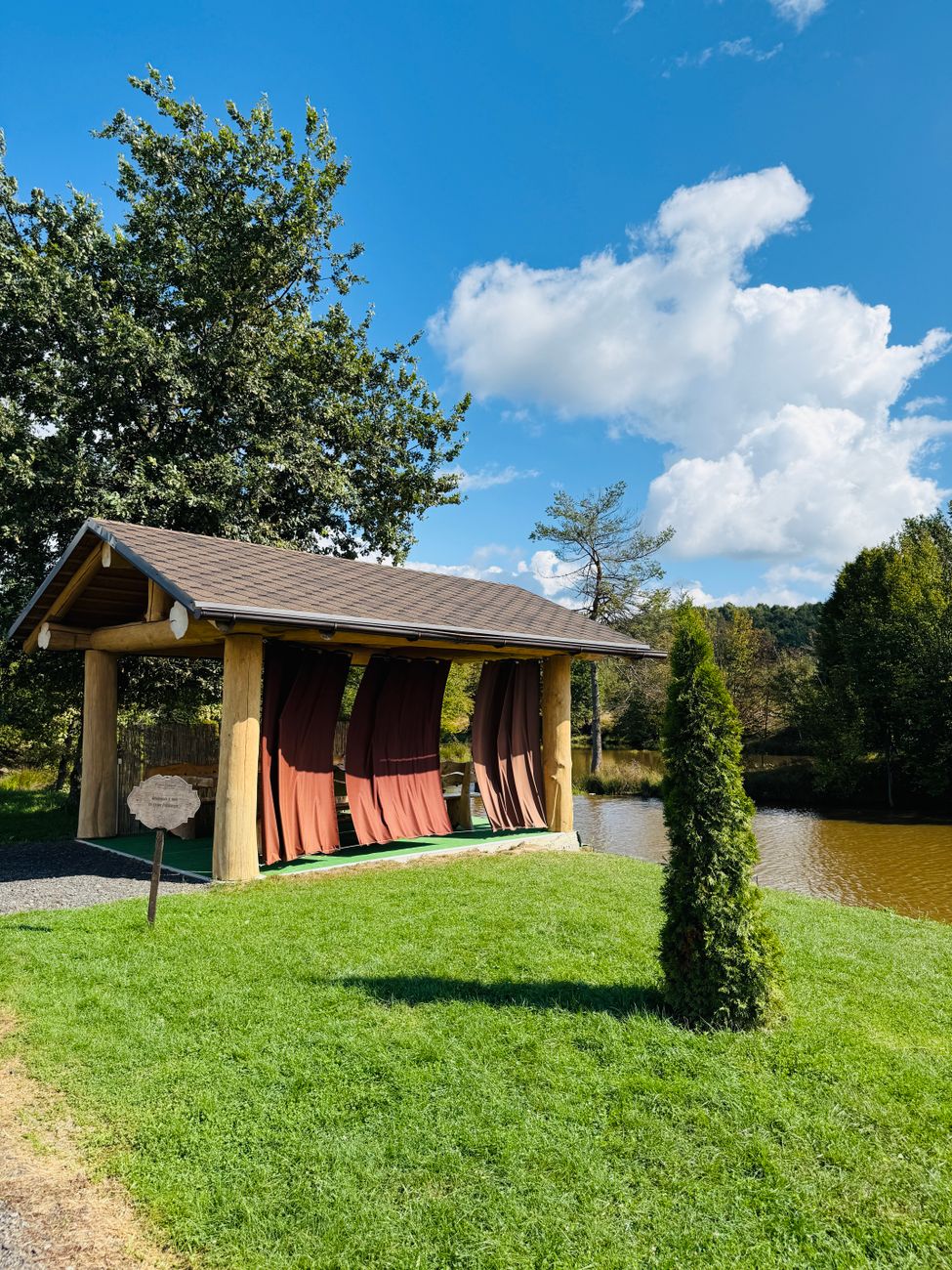 Rustic Log Gazebo