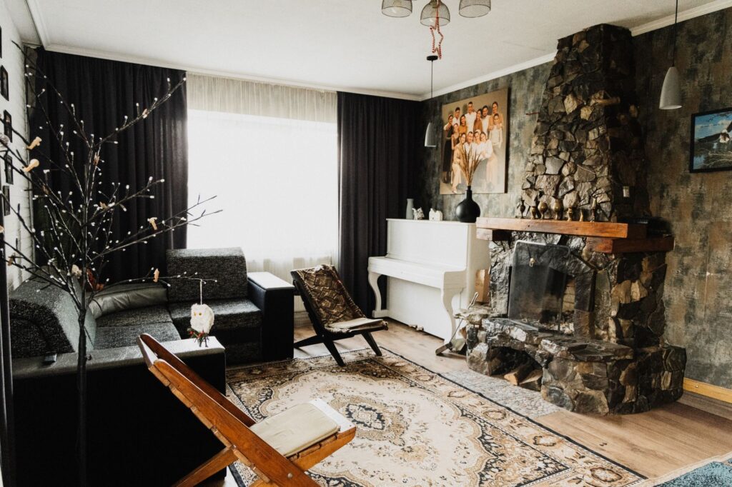 Rock Fireplace Ideas