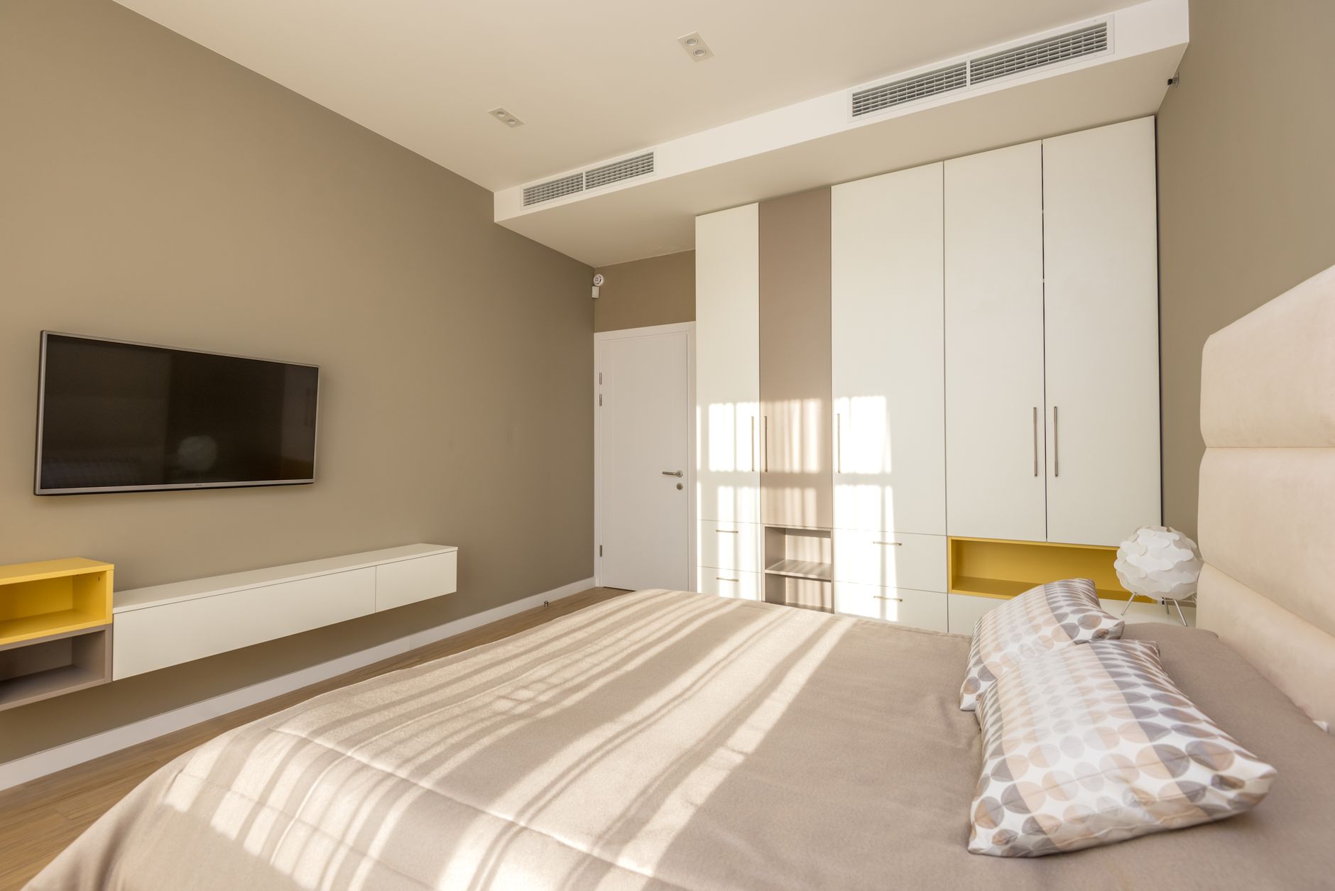a modern design bedroom