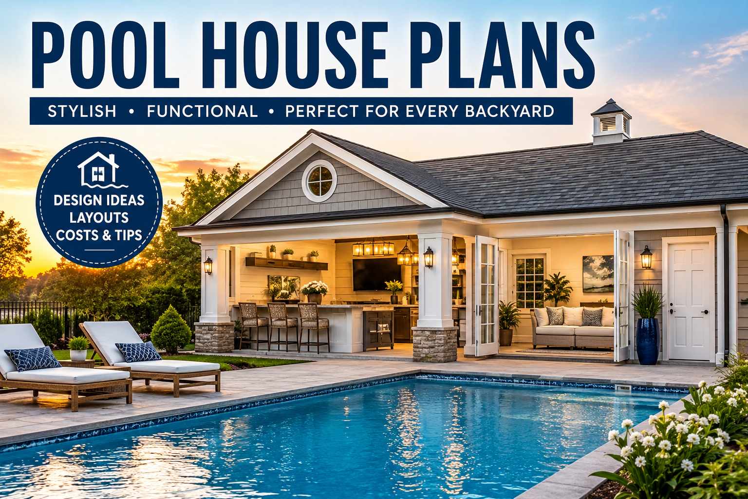 Guest House Pool Plans