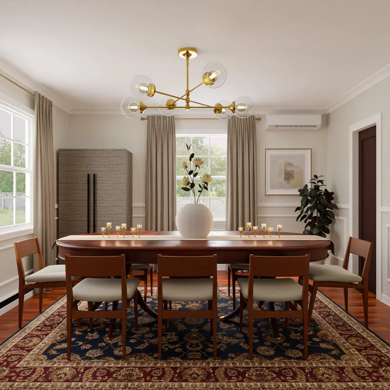 After interior design