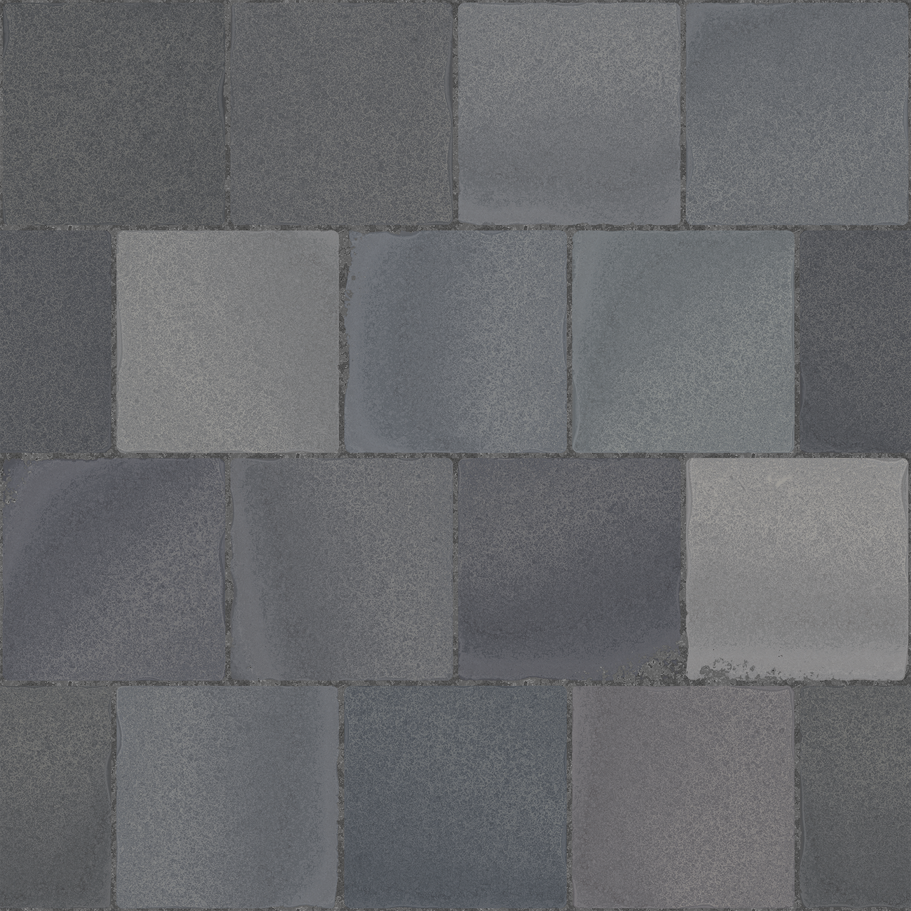 gray square cement tiles