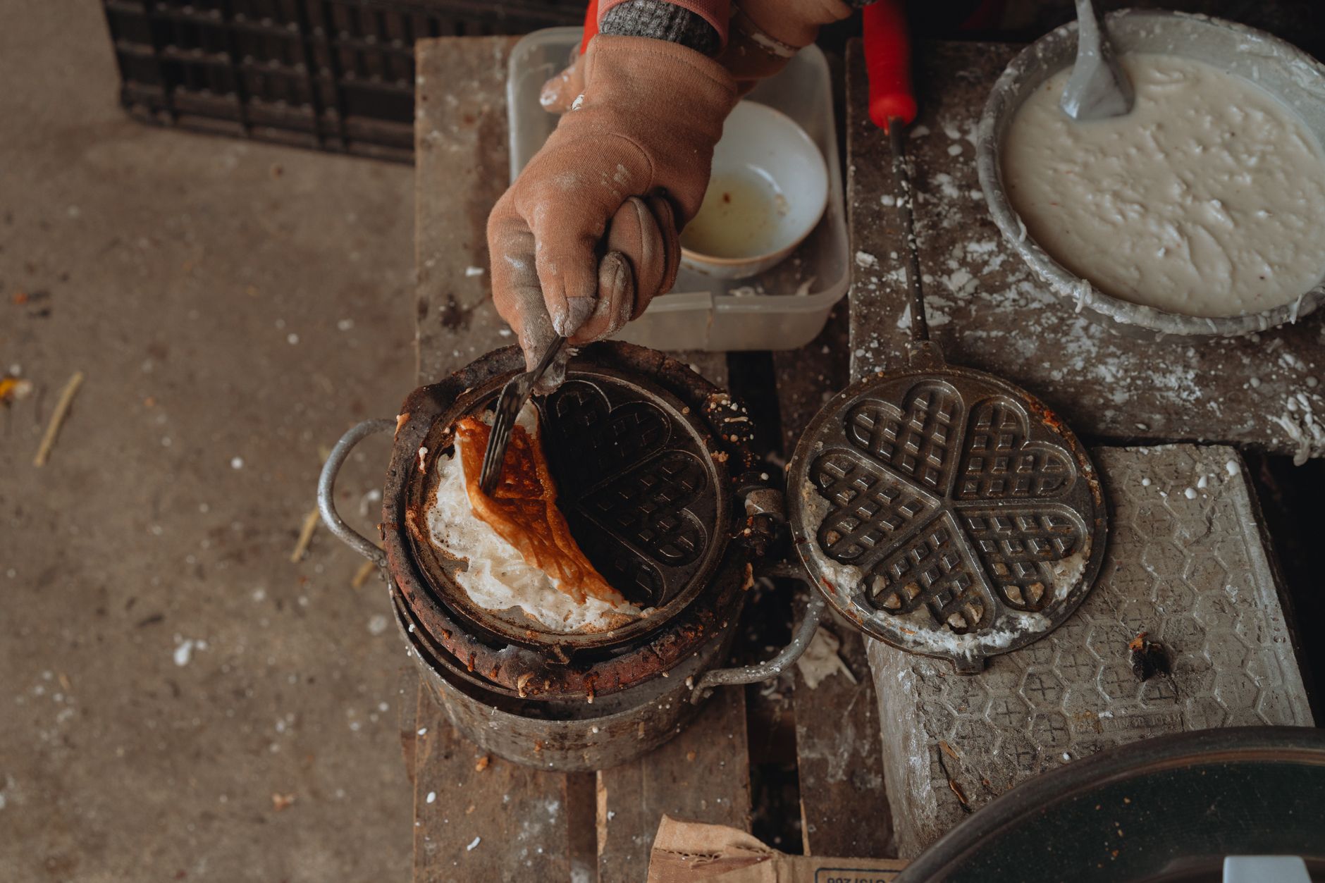 How to Remove Stuck-On Waffle Batter