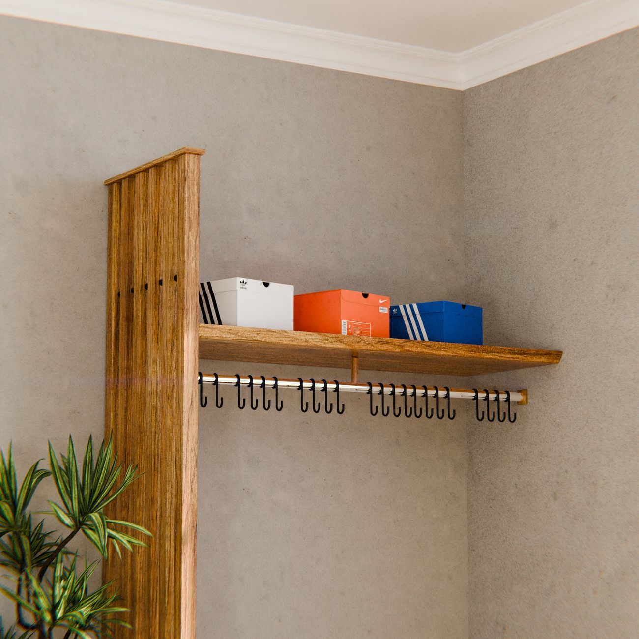  Swap Extra Furniture for Wall Hooks