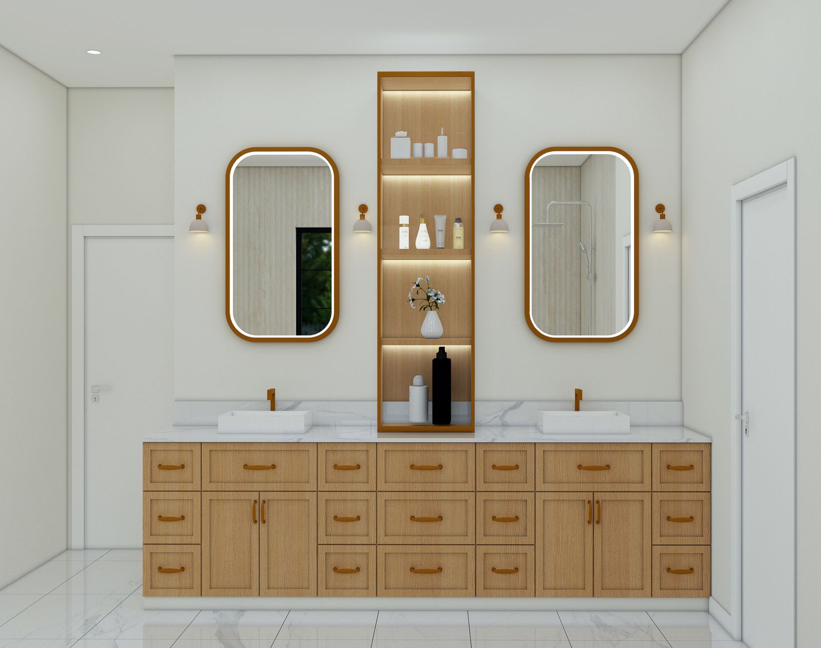 modern minimalist bathroom interior design