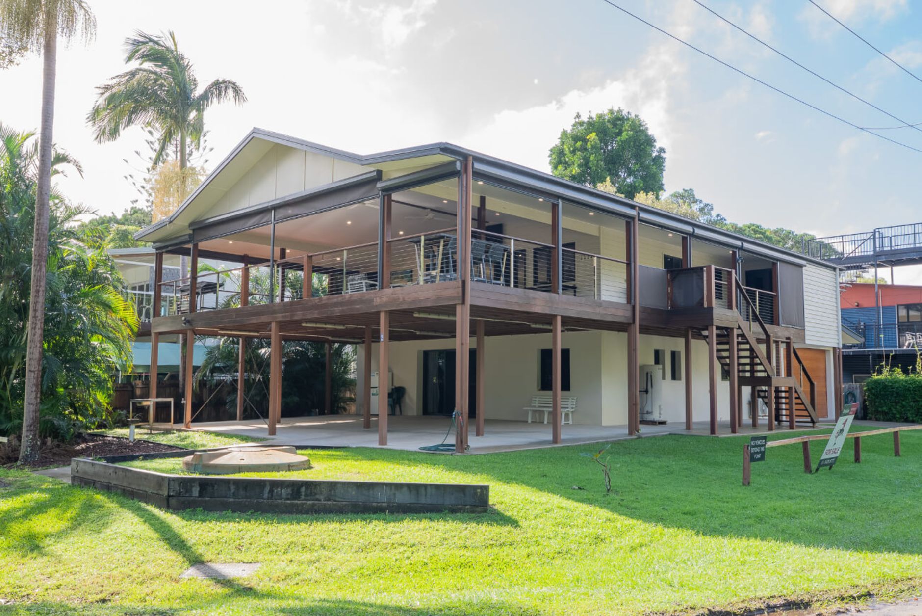 Multi-Level Covered Deck