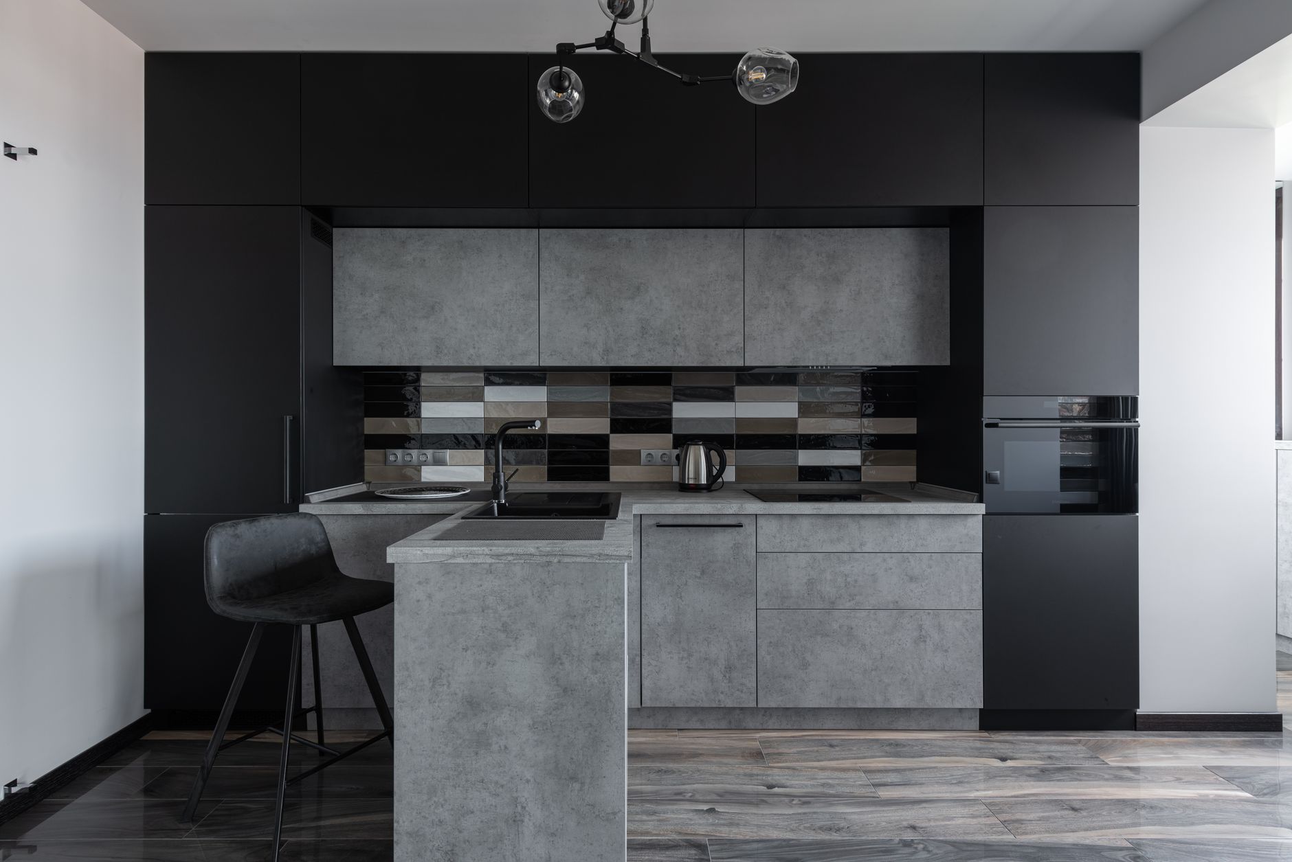 Large Format Tiles kitchen