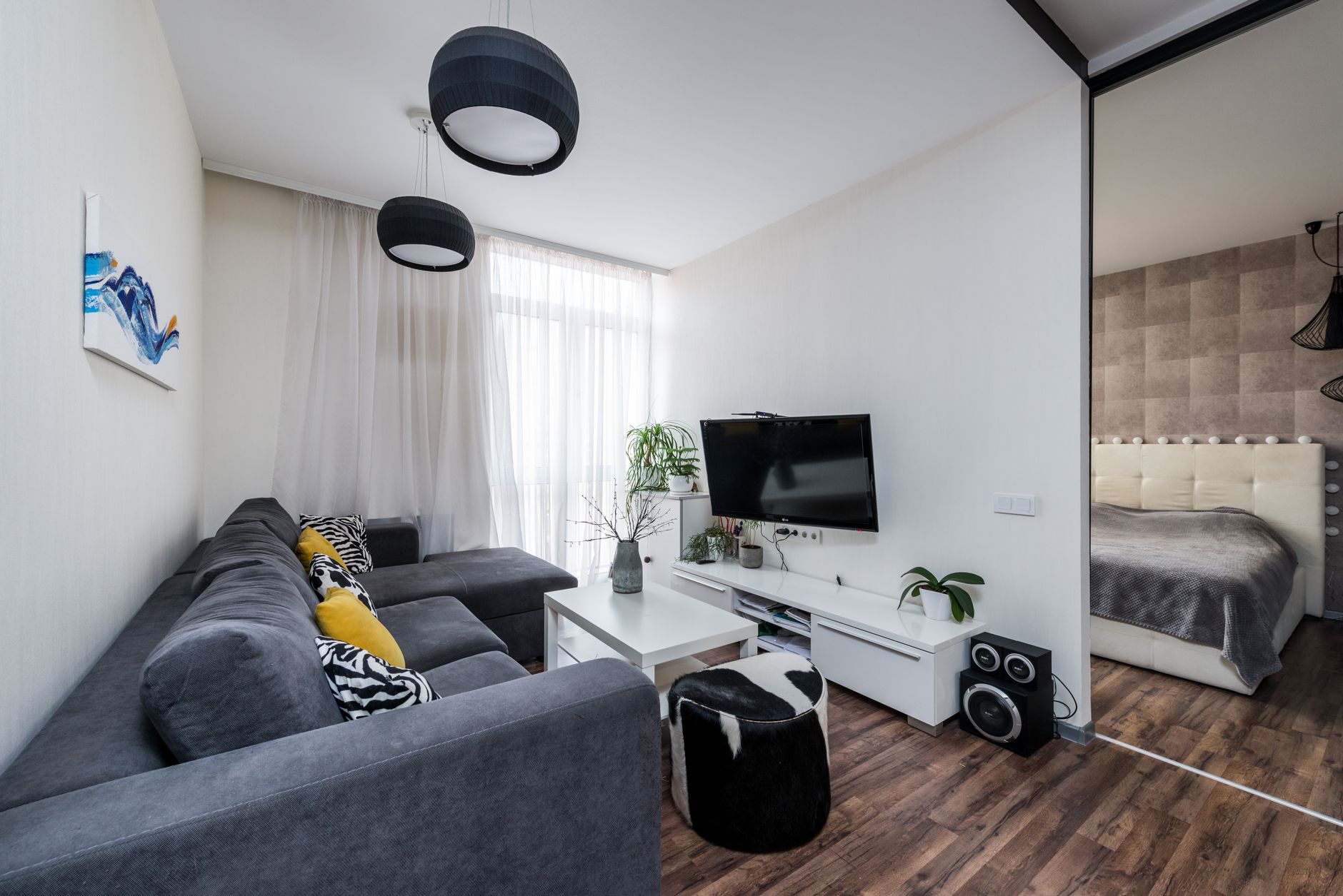 interior design of a cozy living room