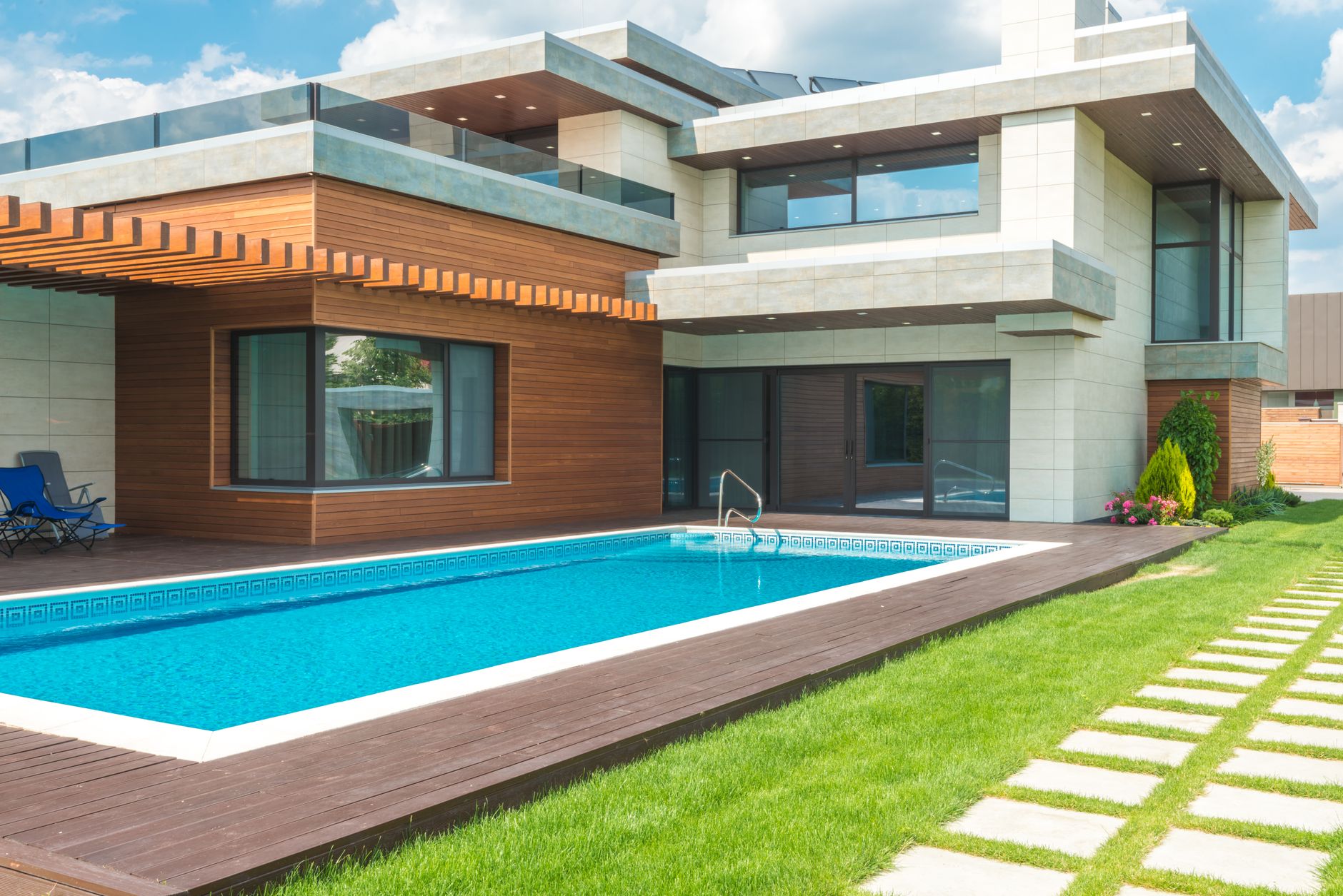 Luxury Pool House Plans