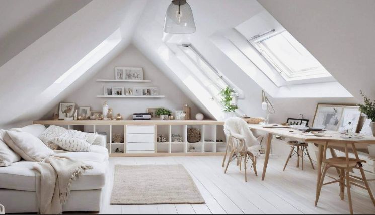 Fit sloped spaces with bespoke furniture