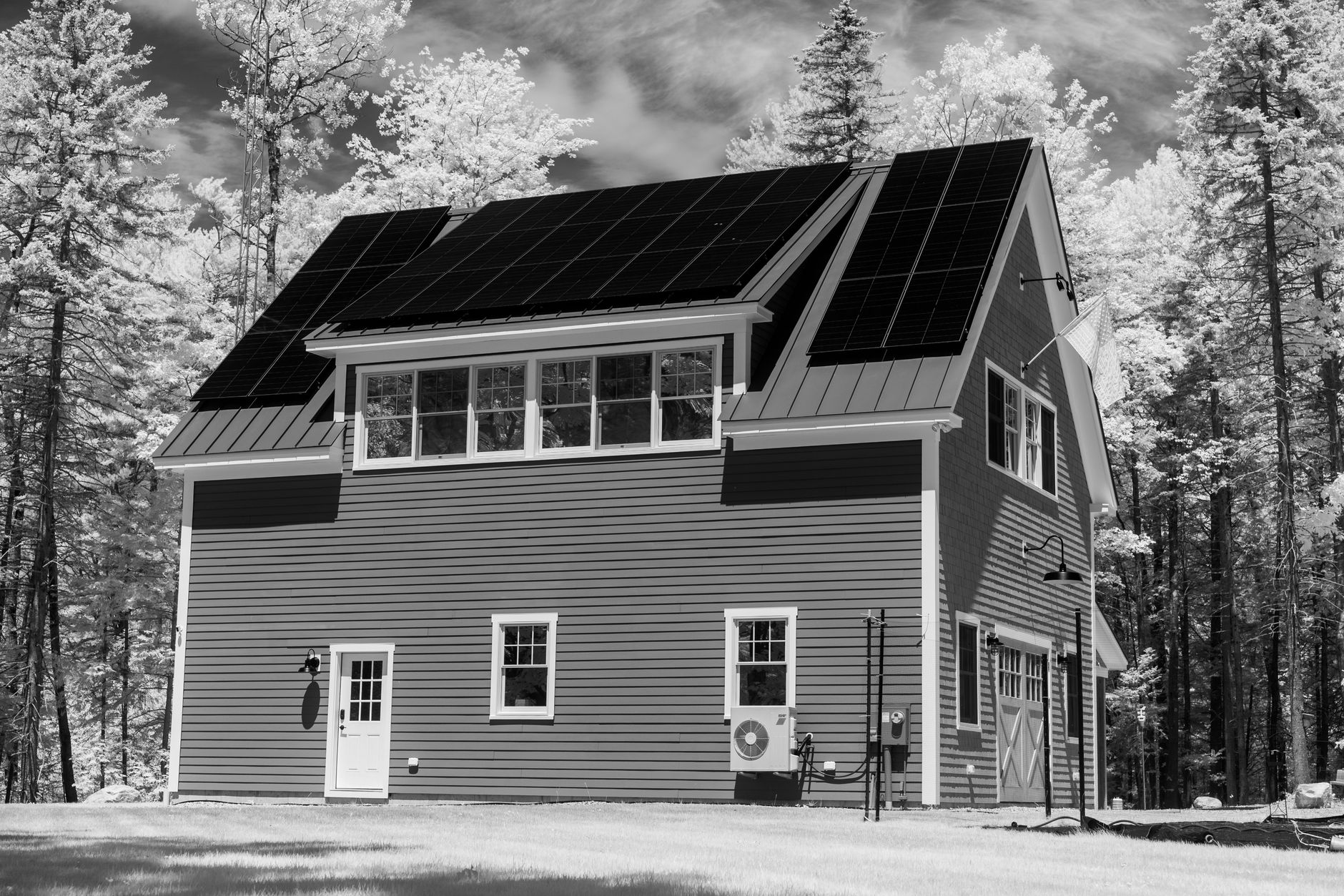 solar panels on house