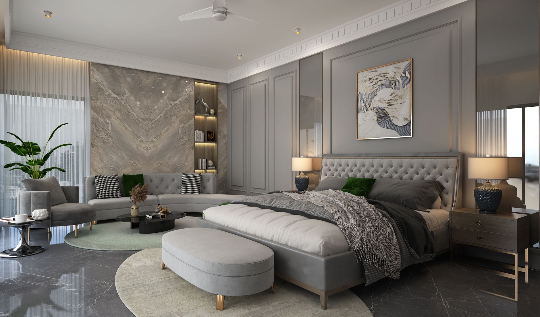 Design a Modern Luxury Bedroom