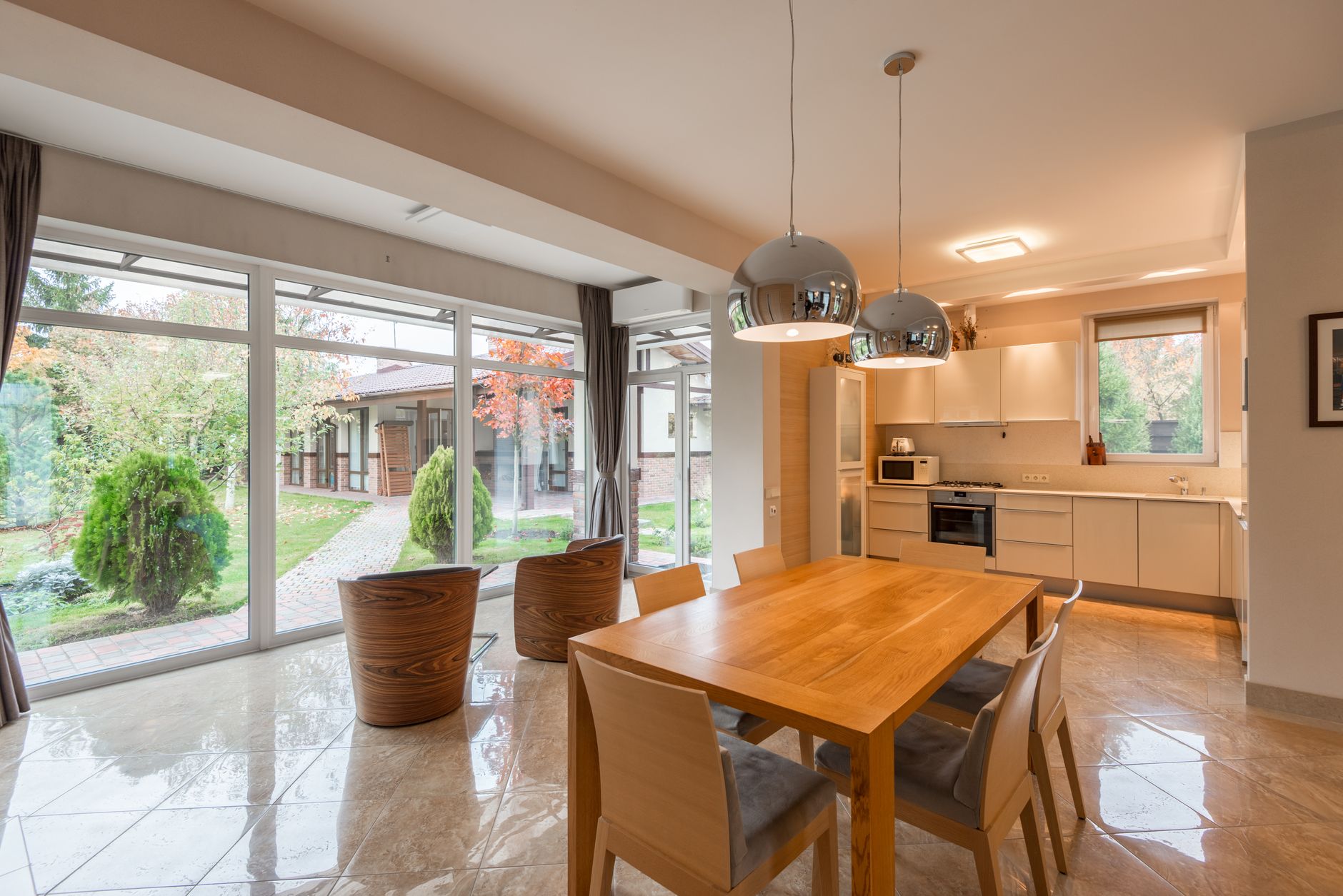Combine Kitchen and Dining Areas