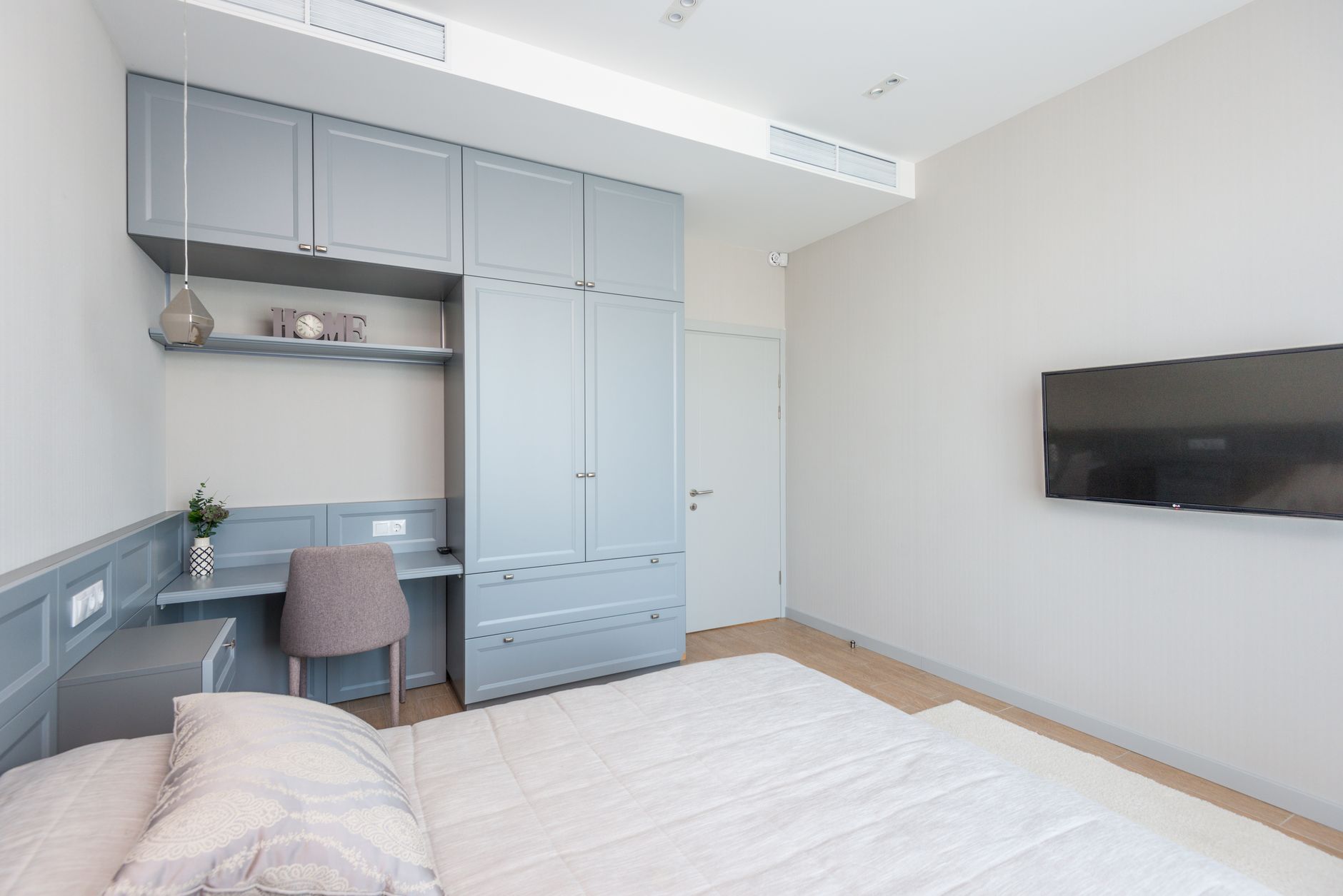 Use Wall-Mounted Storage