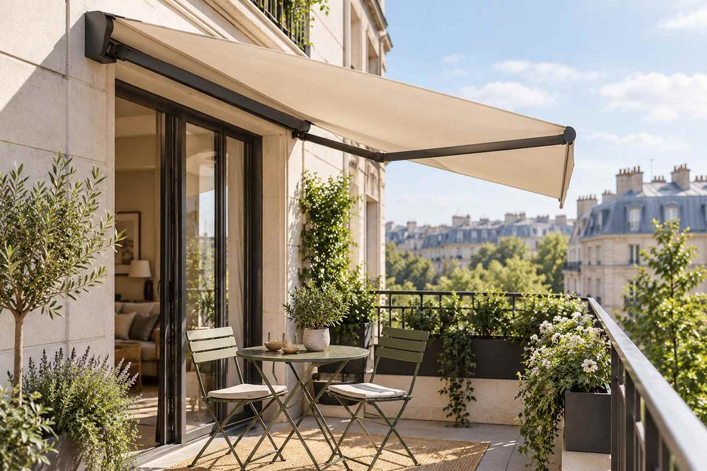 Shade for a Small Balcony or Compact Patio